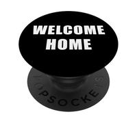 Welcome Home - Church Greeter Ministry Faith Staff Uniform PopSockets PopGrip Adesivo