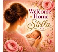 Welcome Home, Stella: A Personalized Baby Keepsake Book for Newborn Girls