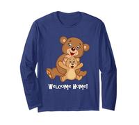 Welcome Home! T-Shirt Orsacchiotto a Braccia Aperte Maglia a Manica