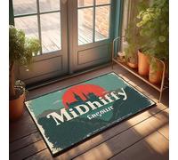 Welcome Mats Outdoor Fall Midnight Fantasy: A Castle Under A Blood Moon Zerbino Shoes Here, Zerbino per interni (50 x 80 cm)