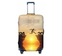 Welcome Merry Christmas In 2025 Travel Luggage Covers - Elasticità Valigie Coperture Protector per bagagli 45-81 cm, Nero , M