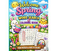 Welcome Spring (and Easter) Word Search and Coloring Book