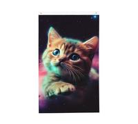Welcome Spring Flag Galaxy Cat Baby Garden flag 3 x 5 Ft Outdoor Flag Banner Brezza Bandiera Bandiera a prova di sbiadimento Bandiere per la casa Decorazione esterna interna