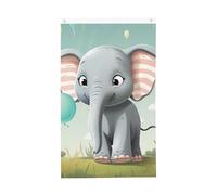 Welcome Spring Flag Lovely Elephant Garden flag 3 x 5 Ft Outdoor Flag Banner Brezza Bandiera Bandiera a prova di sbiadimento Bandiere per la casa Decorazione esterna interna