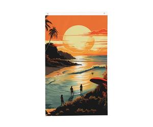 Welcome Spring Flag Original Poster per Endless Summer Garden flag 3 x 1,5 m Bandiera esterna Bandiera Brezza Bandiera a prova di sbiadimento Bandiere per la casa all'aperto Decorazione interna