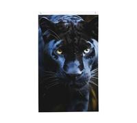 Welcome Spring Flag Panther With Blue Eyes Garden flag 3 x 5 Ft Outdoor Flag Banner Breeze Flag Bandiere a prova di dissolvenza per la casa all'aperto decorazione interna