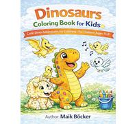 Welcome to a fun and colorful world of dinosaurs!: This Dinosaur Coloring Book for Kids is specially designed for children aged 4 to 8 years who love dinosaurs, creativity, and imaginative adventures.