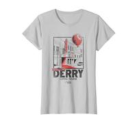 Welcome To Derry Capitol Theatre Maglietta, Donna, Argento, XXL