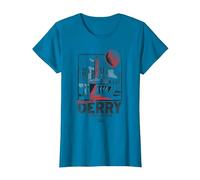 Welcome To Derry Capitol Theatre Maglietta, Donna, Zaffiro, L