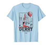 Welcome To Derry Capitol Theatre Maglietta, Uomo, Celeste, S