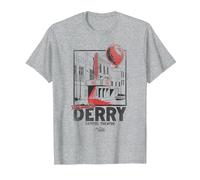 Welcome To Derry Capitol Theatre Maglietta, Uomo, Grigio Melange, S