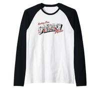 Welcome To Derry Greetings from Derry Maglia con Maniche Raglan