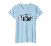 Welcome To Derry Logo Maglietta, Donna, Celeste, 3XL