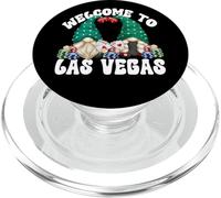 Welcome To Las Vegas Funny Gnome Graphic For Casino Lover PopSockets PopGrip per MagSafe