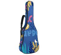 Welcome to My Secret Garden - Custodia morbida per basso con gancio posteriore per chitarra elettrica, con imbottitura di sicurezza spessa