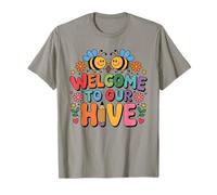 Welcome To Our Hive Bee Teacher Classroom Honey Pencil Maglietta