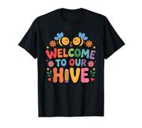 Welcome To Our Hive Bee Teacher Classroom Honey Pencil Maglietta