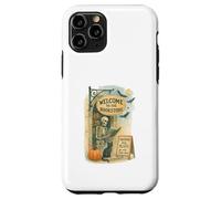 Welcome To The Bookstore Spooky Skeleton Halloween Custodia per iPhone 11 Pro