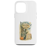 Welcome To The Bookstore Spooky Skeleton Halloween Custodia per iPhone 13 Pro Max