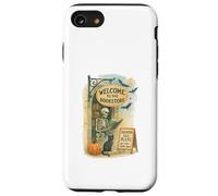 Welcome To The Bookstore Spooky Skeleton Halloween Custodia per iPhone SE (2020) / 7/8