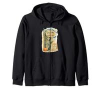 Welcome To The Bookstore Spooky Skeleton Halloween Felpa con Cappuccio