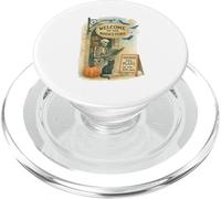Welcome To The Bookstore Spooky Skeleton Halloween PopSockets PopGrip per MagSafe