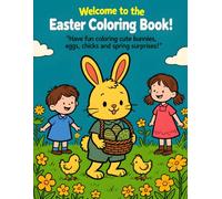 Welcome to the Easter Coloring Book!: Have fun coloring cute bunnies, eggs, chicks and spring surprises!