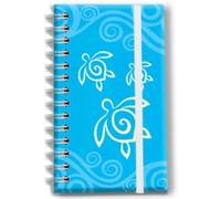 Welcome to the Islands Small Notebook with Elastic Band Honu Swirl 3" x 5"