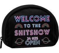 Welcome To The Shitshow Women And Girls Cute Fashion Coin Purse Wallet Bag Change Pouch Key Holder