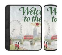 Welcome to The UK Scenery Culture 2 Pack Cintura Alert Covers Protegge il collo e le spalle per auto funda para cinturón de carro