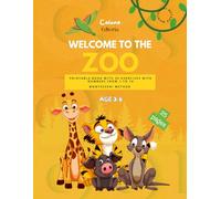 Welcome to the Zoo: Printable book with 30 exercises with numbers from 1 to 10 "Montessori Method"