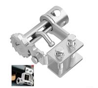 Weld On per winch Rope Tensioner Carbon Steel Silver Weld On | Weld-on design, manual ratchet action, secures cargo firmly, prevents shifting during transit, enhances road safety