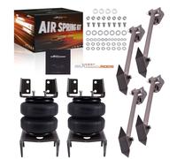 Weld On Triangulated Air Ride Mount Bracket 2500LB Air Spring Bags 4 Link Kit