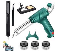 Weldcore Effortless Welding Machine - 3-in-1 Handheld Laser Welding Gun with Smart Temp Control,Portable Multi-function Soldering Iron Soldering Gun Set for Metal,Automotive,DIY (Green, External Heat)