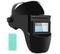 Welder Face Shield - Casco da casco, maschera integrale regolabile | Cappa da saldatura a vero colore ad energia solare, comoda maschera resistente al calore True Color Clarity per la produzione di