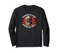 Welder Forged in Fire Shaped by Skill Metalworking Maglia a Manica
