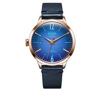 WELDER Moody Blue Leather 3 lancette oro rosa orologio con data 38mm