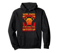 Welder Using A Highschool Diploma Welding Welders Lovers Felpa con Cappuccio