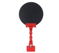 Welding Blackout Panel 16cm Diameter, Clip - On Automatic Light Change Welding Panel for MIG TIG Stick Welding Guns, PP PA Material, Portable Eye Protection Cover (Rossa)
