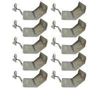 Welding Blanket, Fireproof Heat Pad, 5,28 x 2,56 x 0,39 Inches Thermal Protection Sheet, 10 Pezzi High Temp Barrier for Stove Welders Copper Pipe Grill Firepit Plumbing Brazing Repairs