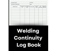 Welding Continuity Log Book