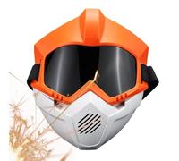 Welding Face Shield, Auto Darkening Adjustable, 9.65x8.66 Inches Portable Build, ABS Frame Secure Grip, Detachable Eye Protection Device, Home Accessories for Automotive Construction Metal Production