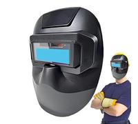 Welding Face Shield - Maschera antisaldatura, copertura del viso di sicurezza regolabile | Protezione viso antiriflesso oscuramento automatica, protezione per gli occhi facile e resistente, resistente