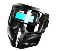 Welding Helmet Auto Darkening, Full Face Protective Hood, Adjustable Shade Filter and UV/IR Shield, Safety Gear for Soldering, Pipe Fitting, Construction, Sculpture, Farm Repairs, Welding Projects