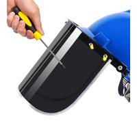 Welding Helmet Visor Replacement Lens 15.75x7.87inch - Anti-Glare | | Protective Clear Shield and Heavy-Duty Safety Face Insert for Arc Welding Grinding and Industrial Workshop Protection