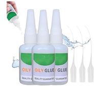 Welding High Strength Oily Glue with Precise Nozzle, All Purpose Super Glue, Welding High-Strength Oily Glue, Strong Glue for Rubber, Metal, Leather, 50g (3pcs)