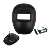 Welding Hood, Automatic Dimming Head-Mounted Masque, True Color Protection, Removable Glasses, (10,24 x 7,87 x 3,94 pollici), Safety Gear for Workplaces Black