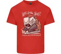 Welding Joke Tutti I Buoni Argon Welder Uomo Cotone T-Shirt Tee Top