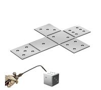 Welding Kit - Welding Projects Metal Kits, Weldingg Training Metal Equipment, Steel Weldinng Plate Set, Square Steel Weldings Plate, Tools for Beginners Practice and Training