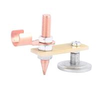 Welding Magnet Head, 4mm Insulation Board Strong Magnetic Base for Secure Contact on Metal, Heavy Duty Iron Material Welding Head and Clamp